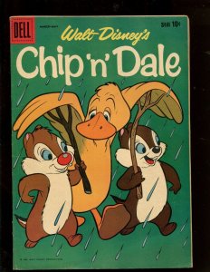 WALT DISNEY'S CHIP 'N' DALE #21 (4.5) THE DUCK DECOY ~1960