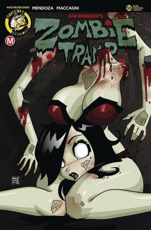 ZOMBIE TRAMP #55 COVER E MENDOZA VARIANT (MR)