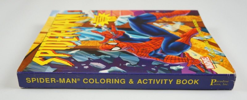 Spider-Man Coloring & Activity Book with Poster & Stickers - Marvel - UNUSED 