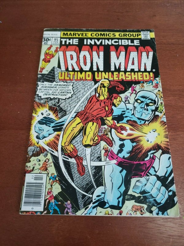 ?INVINCIBLE IRON MAN  95?  White Pages. Needs a press!