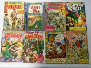 Silver Age of DC War Comics Lot, 34 Different, Average 4.0