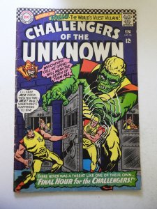 Challengers of the Unknown #50 (1966) VG Cond centerfold detached at 1 staple