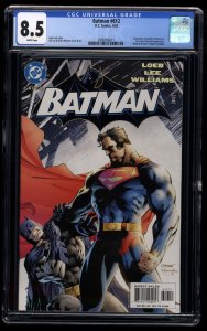 Batman #612 CGC VF+ 8.5 White Pages