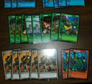 Teenage Mutant Ninja Turtles TCG Konami 28 Card Lot