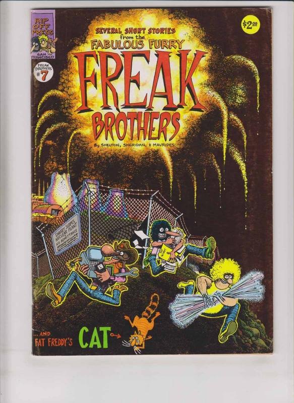 Freak Brothers #7 FN (1st) print - rip off press - gilbert shelton underground