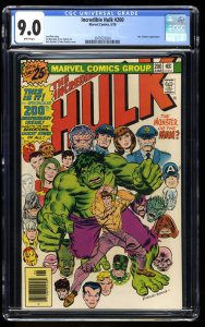 Incredible Hulk #200 CGC VF/NM 9.0 White Pages