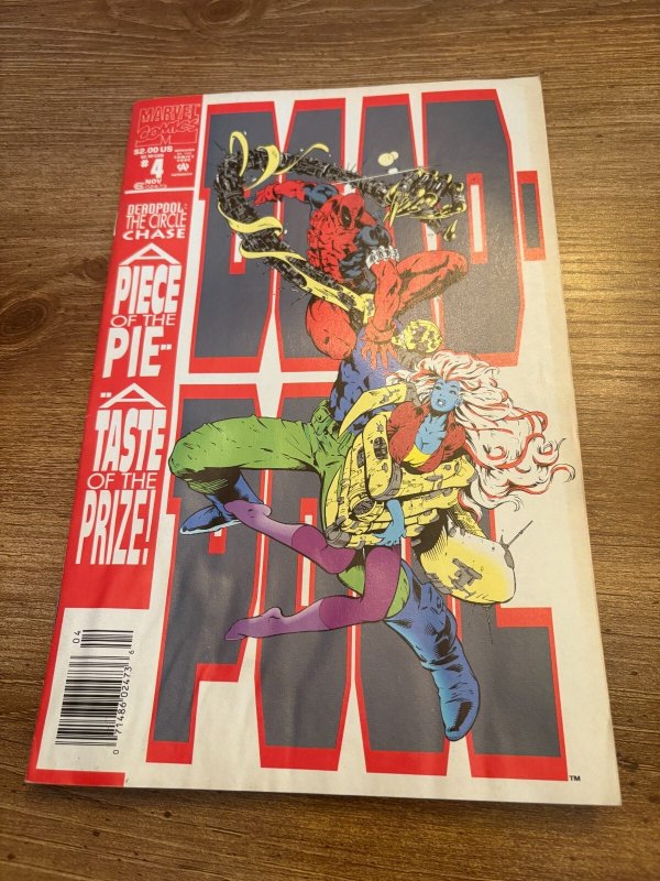 Deadpool # 4 VG A Circle Chase Limited Series Marvel Comic Book 1 J409
