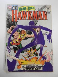 The Brave and the Bold #36 (1961) GD Condition cover detached top staple