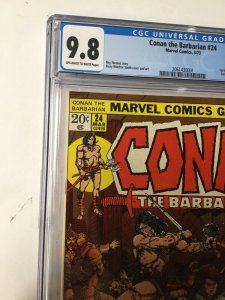 Conan The Barbarian 24 Cgc 9.8 Ow/w Pages Great Centering! Marvel