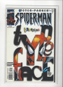 Peter Parker Spider-Man (Vol 2) #23 Type Face Marvel Comic VF+