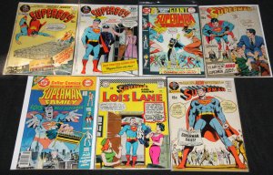 DC Silver-Bronze Age SUPERMAN + SUPERBOY  TITLES 27 Mid Grade Comic Lot VG-VF