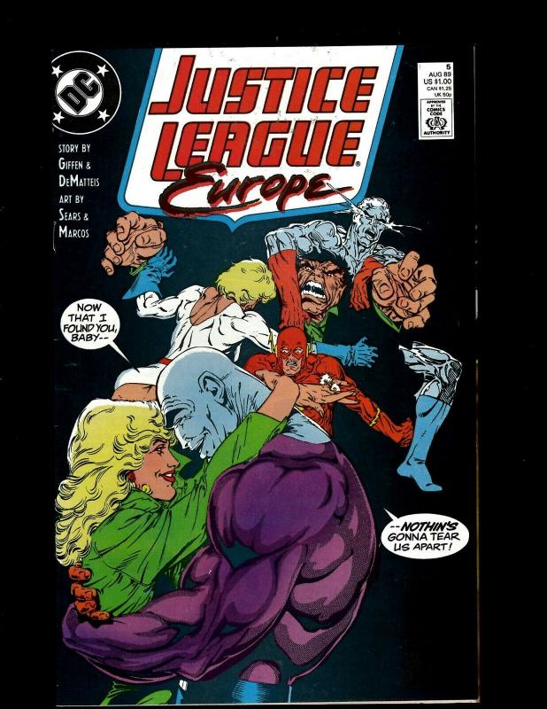 Lot of 12 Justice League Europe Comic Books #1 2 3 4 5 6 7 8 9 10 11 12 J404 