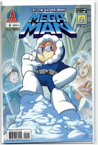 Mega Man #4 Variant Cover (2011) Mega Man