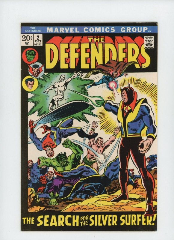 The Defenders #2 - The Search for the Silver Surfer, Doctor Strange! (8.0) 1972