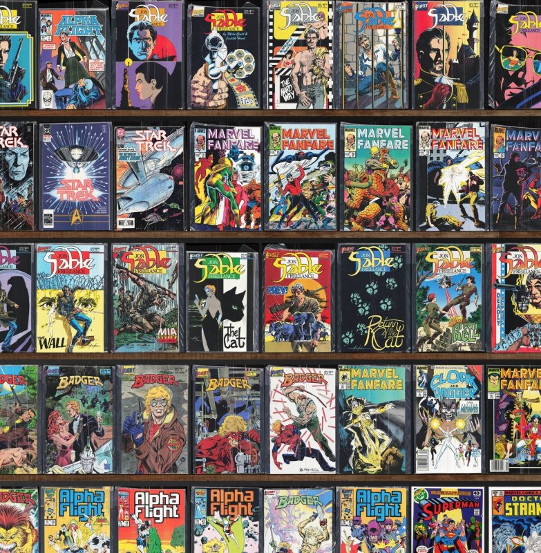 Huge Lot 160+ Comics with Jon Sable, Freelance, Badger, Marvel Fanfare & More!
