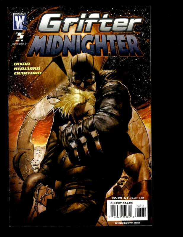 12 Comics Grifter Midnighter # 1 2 3 4 5 6 + 9 11 12 13 14 Badrock # 1 EK11