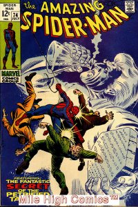 SPIDER-MAN  (1963 Series) (AMAZING SPIDER-MAN)  #74 Very Good Comics Book