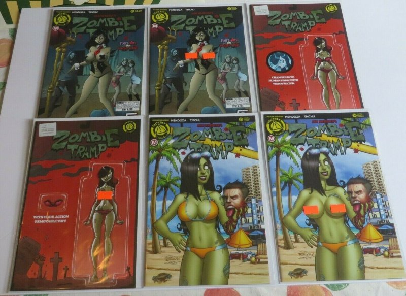 Zombie Tramp #21 Variant Cover A B C D E F Set NM+ Action Lab Comics Dan Mendoza