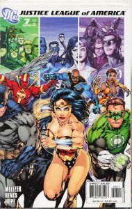 Justice League of America #7 Right Cover (2007) Black Canary [Key Issue]