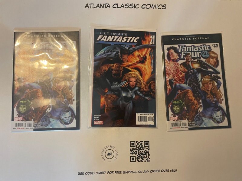 3 Comic Books Marvel Comics Fantastic Four #21 25 (2 Issues) 70 SM8