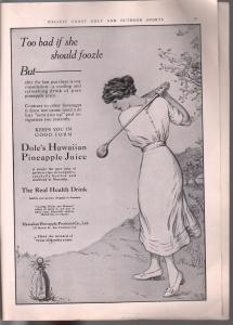 Pacific Coast Golf  #2 8/1912-early golf magazine-2nd issue-100+ years old-VG