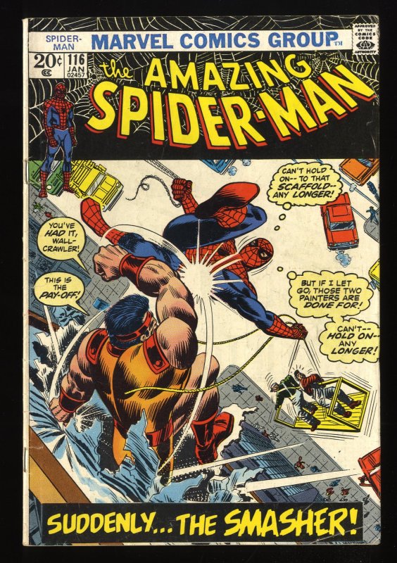 Amazing Spider-Man #116 FN- 5.5 Marvel Comics Spiderman