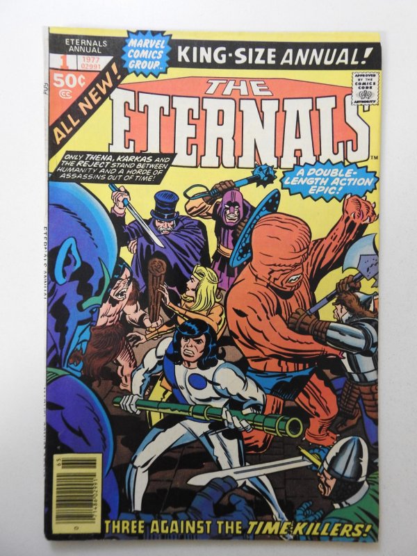 The Eternals Annual #1 (1977) VG+ Condition moisture stain