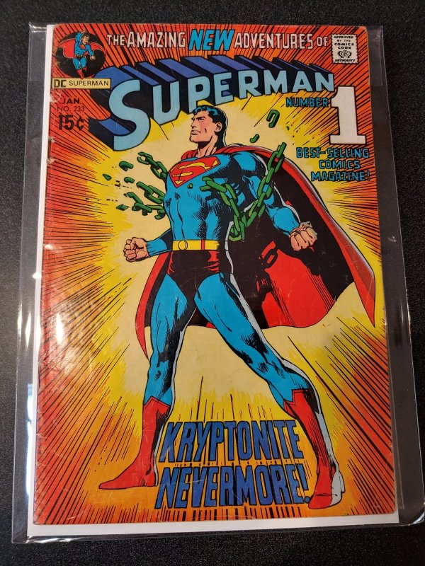 SUPERMAN #233 NEAL ADAMS COVER