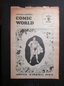 1969 Captain George's COMIC WORLD Fanzine #7 GD+ 2.5 Special Superman Issue