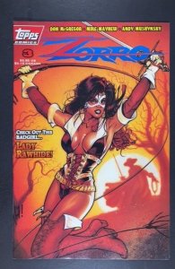 Zorro #3 (1994) 1st LADY RAWHIDE ADAM HUGHES COVER!!