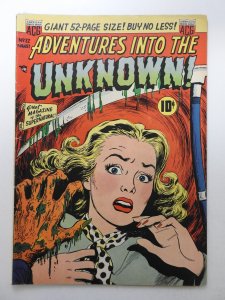 Adventures into the Unknown #22 (1951) Pre-Code Horror! Solid VG Condition!