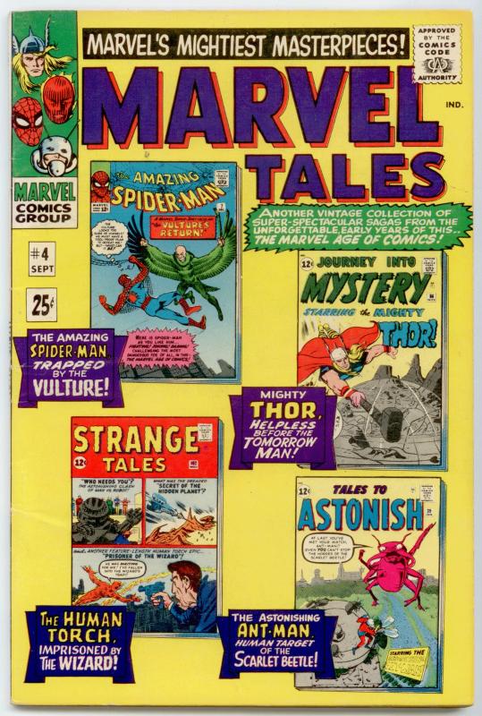 Marvel Tales #4 FN/VF 7.0 reprints Amazing Spider-Man #7 - 2nd Vulture