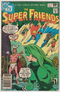 Super Friends #47 (Aug 1981, DC), G-VG condition (3.0), Origin Fire & Green Fury