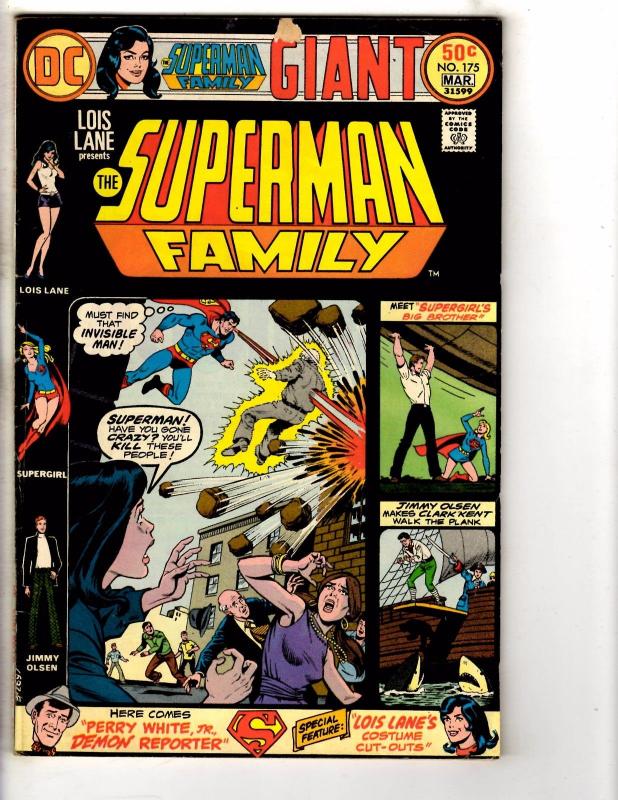 Lot Of 4 Superman Family DC Comic Books # 171 172 174 175 Supergirl VG-FN J272