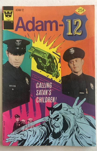 Adam-12 #5 (1974)VF w/pretty spine&gloss! C all My TV/film  photo covers!