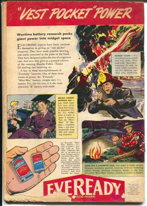 Police #51 1946-Quality-Plastic Man-Human Bomb-Manhunter-Spirit-G