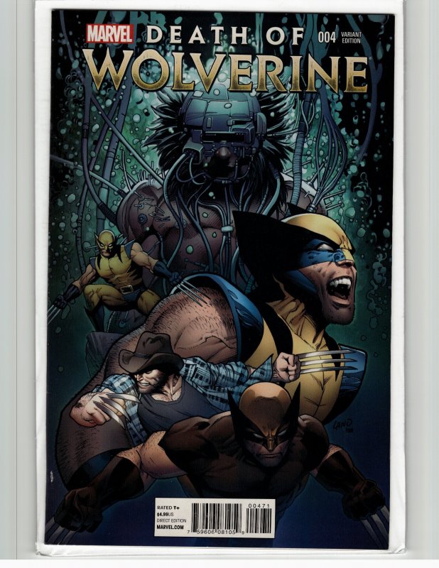 Death of Wolverine #4 Land Cover (2014) Wolverine