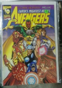 Avengers #0 1999, Marvel Rare WIZARD  ultron unlimited prelude thor ironman CAP