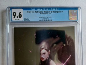 Hunt for Wolverine Mystery Madripoor #1 Unknown Virgin Psylocke Variant -CGC 9.6