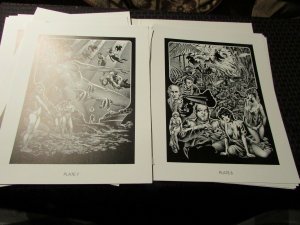 1988 Nightmares In Blood 12 Plate Portfolio by Stephen Fabian Signed #320/1800