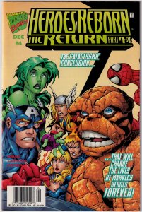 Heroes Reborn: The Return #1-4 complete set (1997)