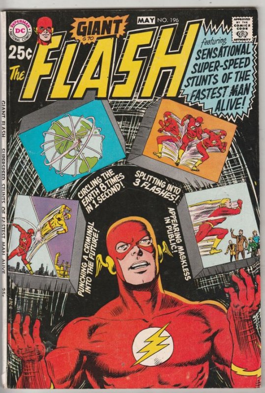 Flash, The #196 (Apr-70) FN+ Mid-High-Grade Flash