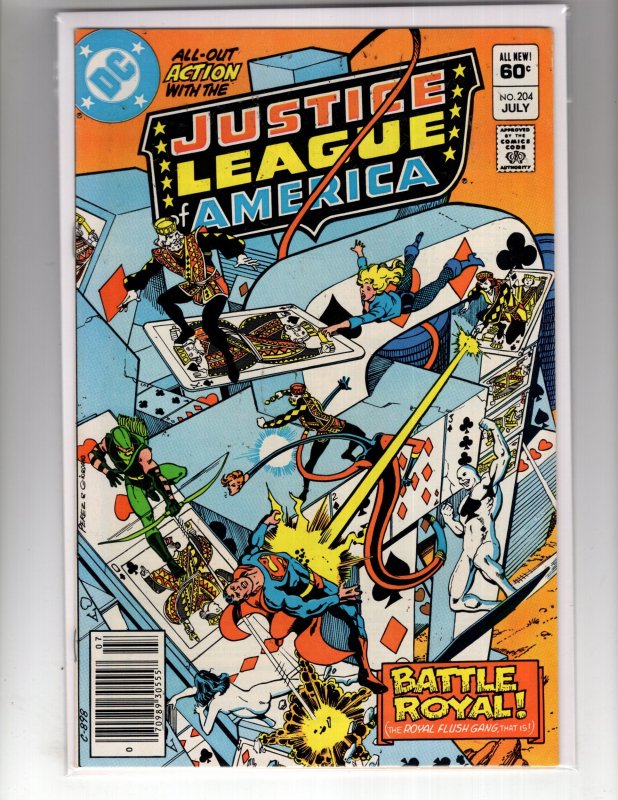 Justice League of America #204 (1982) The Royal Flush Gang! / EC#1