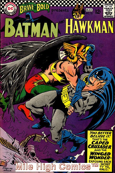 BRAVE AND THE BOLD (1955 Series) #70 Very Good Comics Book  Comic Books -  Silver Age, DC Comics, Batman, Superhero / HipComic