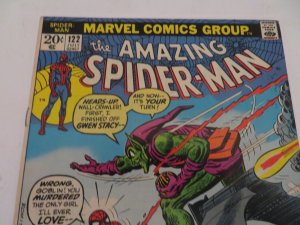 The Amazing Spider-Man #122 (1973) Death of Green Goblin Comic Book  F/VF 7.0