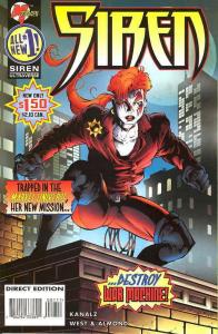 Siren (Malibu) #1 VF/NM; Malibu | save on shipping - details inside