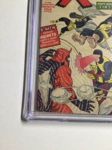 X-men 1 Cgc 6.0 Ow/w Pages Marvel Silver Age 1st Appearance Magneto