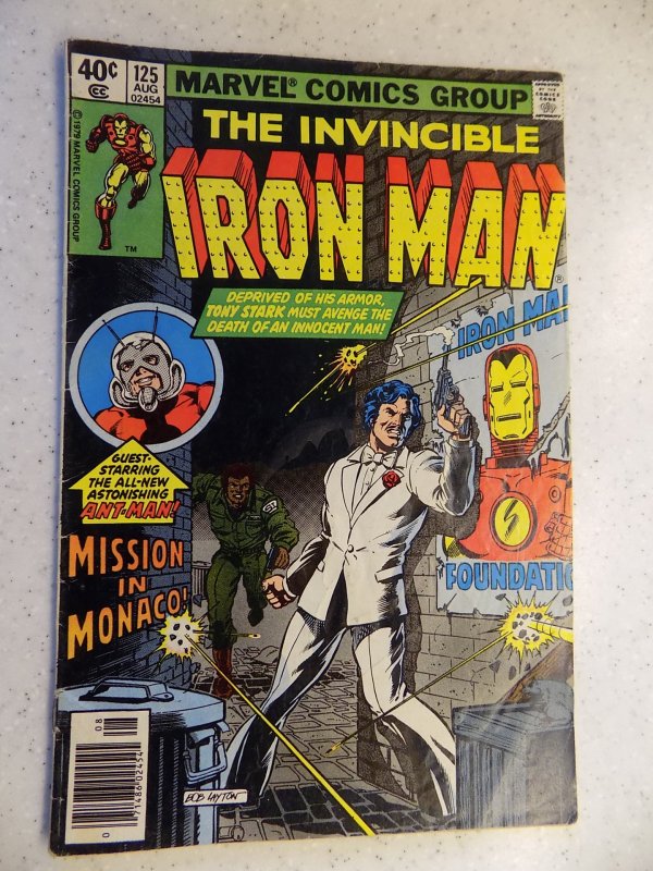 INVINCIBLE IRON MAN # 125 MARVEL BRONZE ACTION ADVENTURE VG+