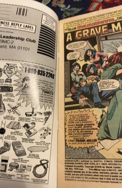 Daredevil #158 (1979)first Frank miller issue