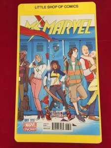 Ms. Marvel (2014) #3 1:50 Annie Wu Variant VFNM MCU Disney+